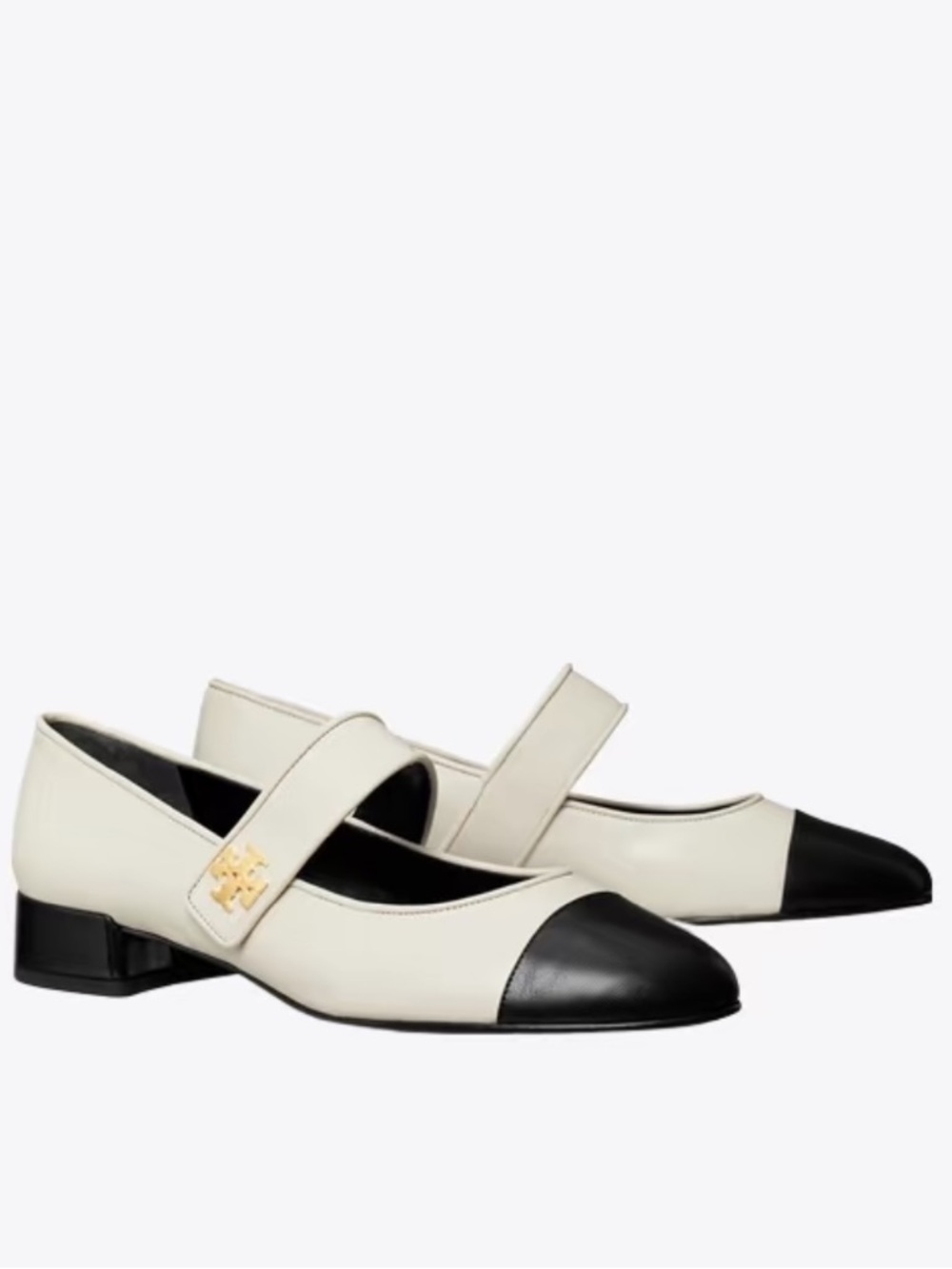 Tory Burch Cap-Toe Mary Jane Ballet Flats